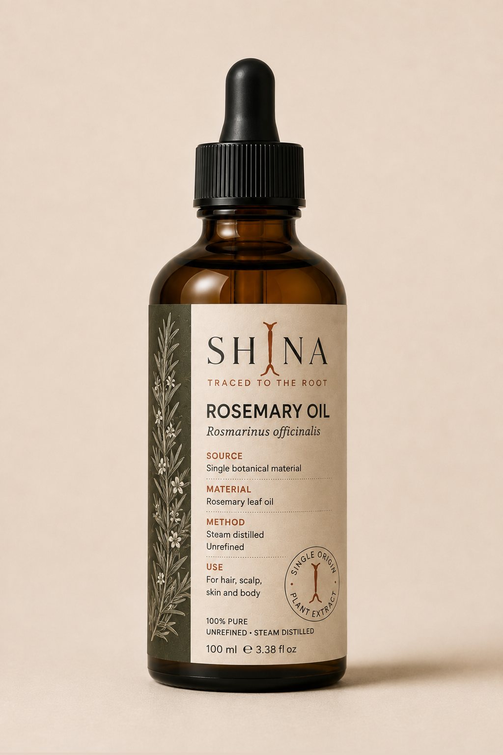 SHINA Rosemary Oil bottle